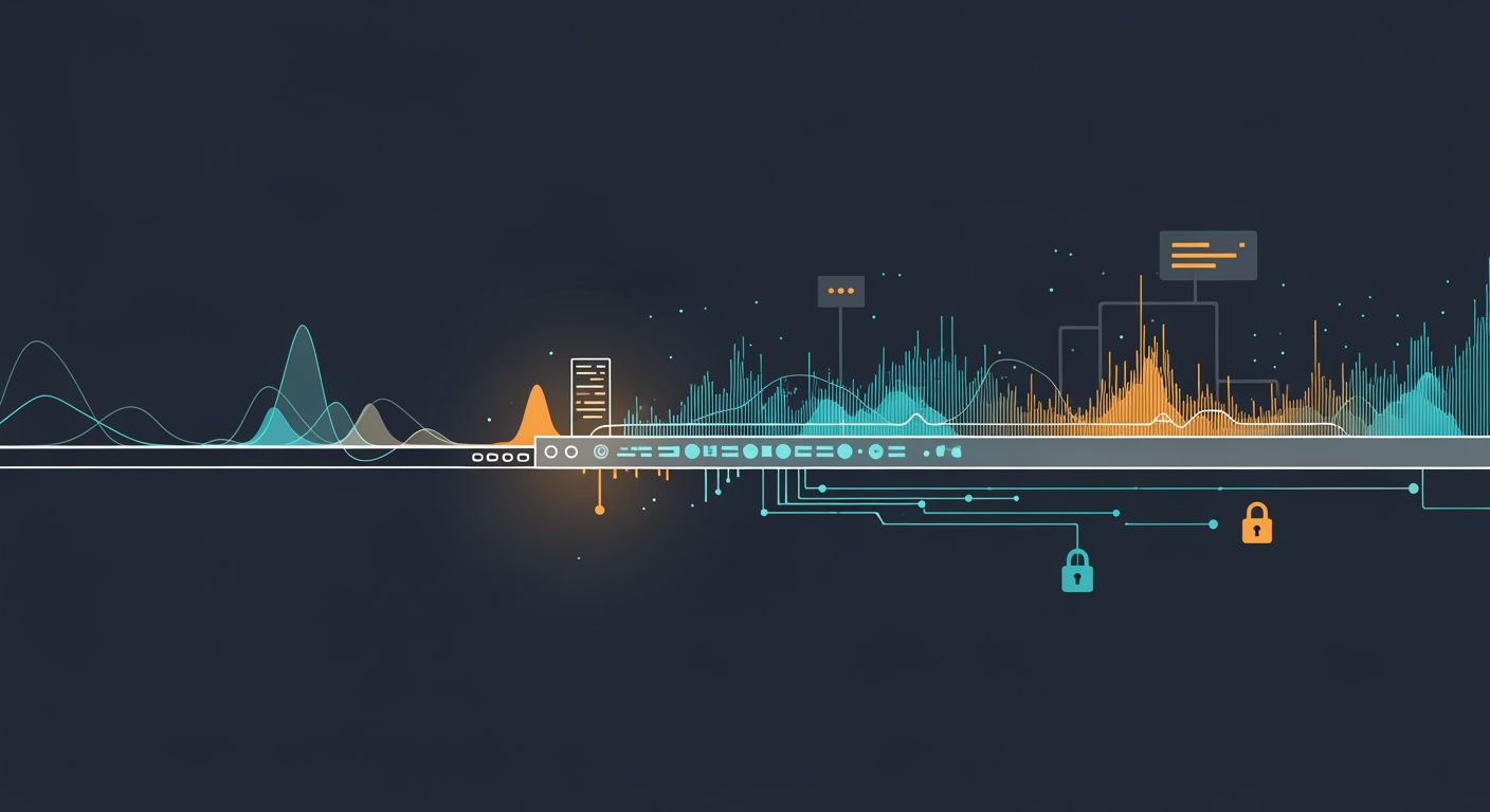 Abstract cyber defense illustration for Max severity Adobe ColdFusion flaw now exploited in attacks