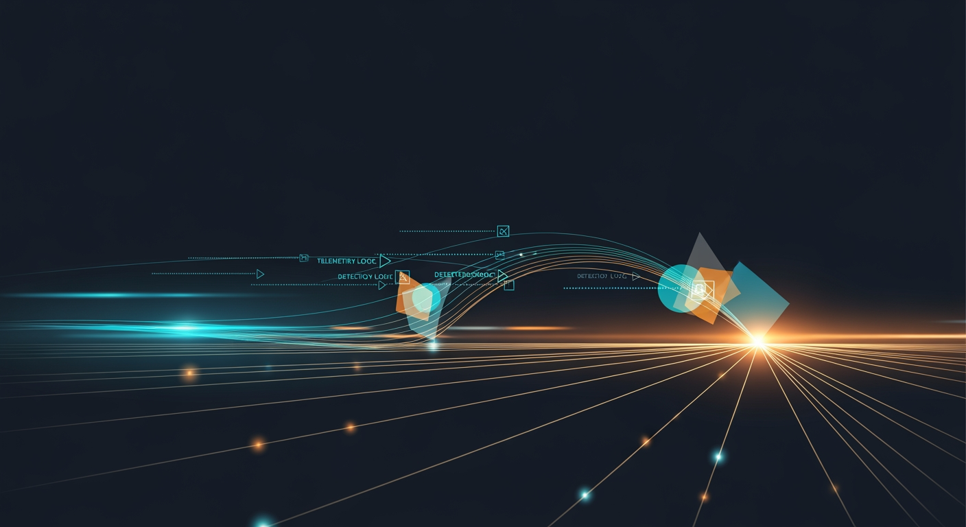 Abstract cyber defense illustration for Rails patches critical Active Storage flaw with RCE potential