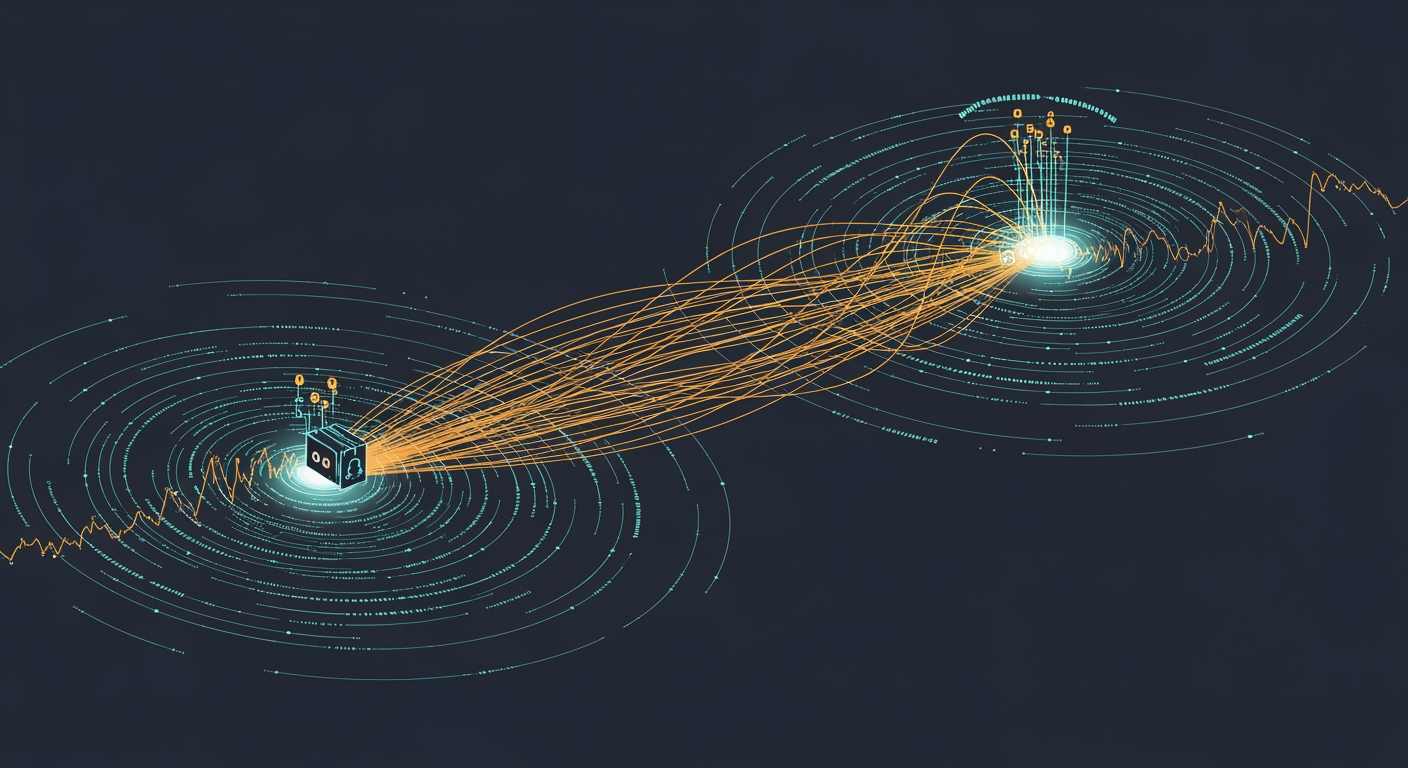 Abstract cyber defense illustration for N-able warns of N-central auth bypass flaw exploited in attacks
