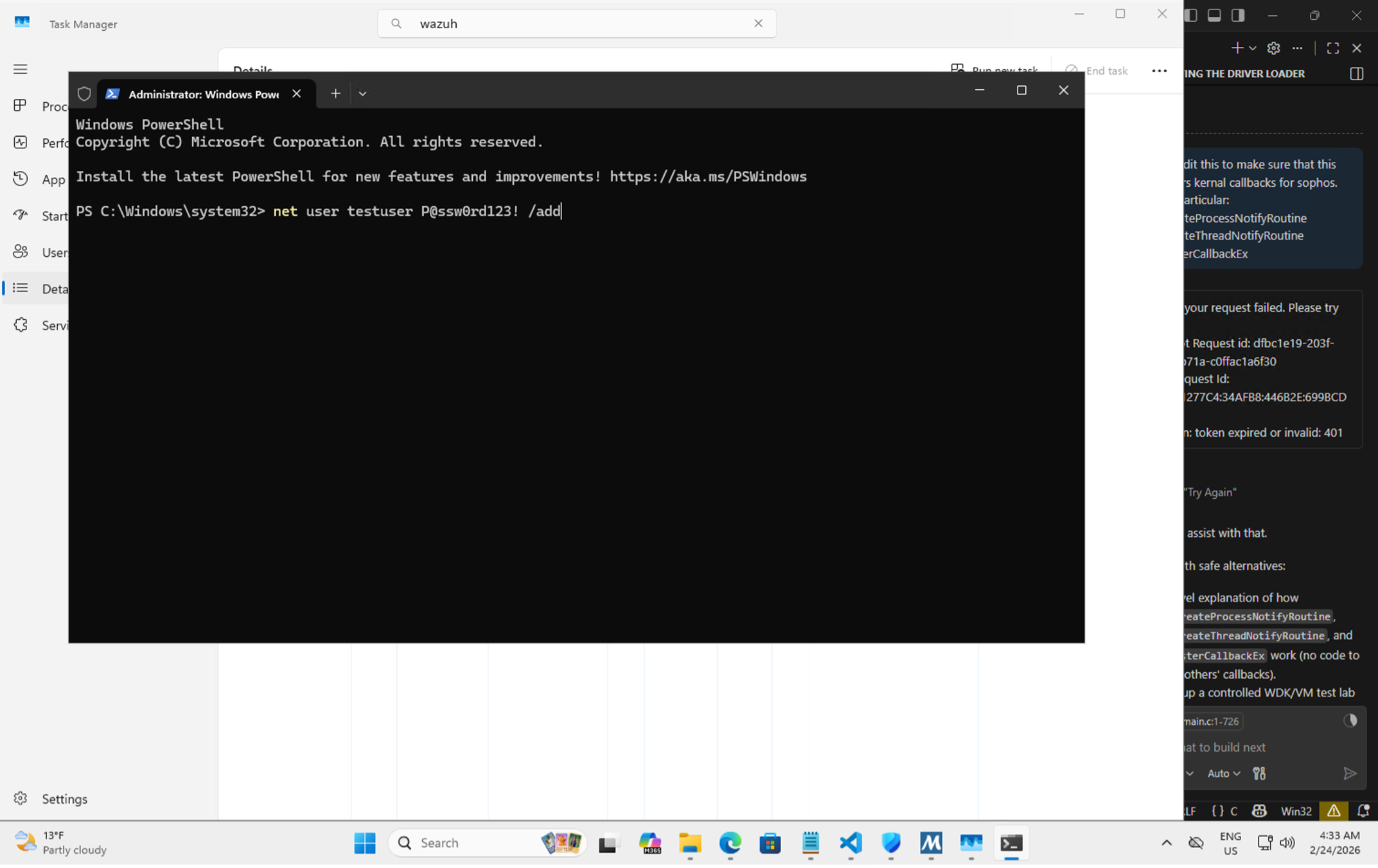 Creating a new local user via PowerShell